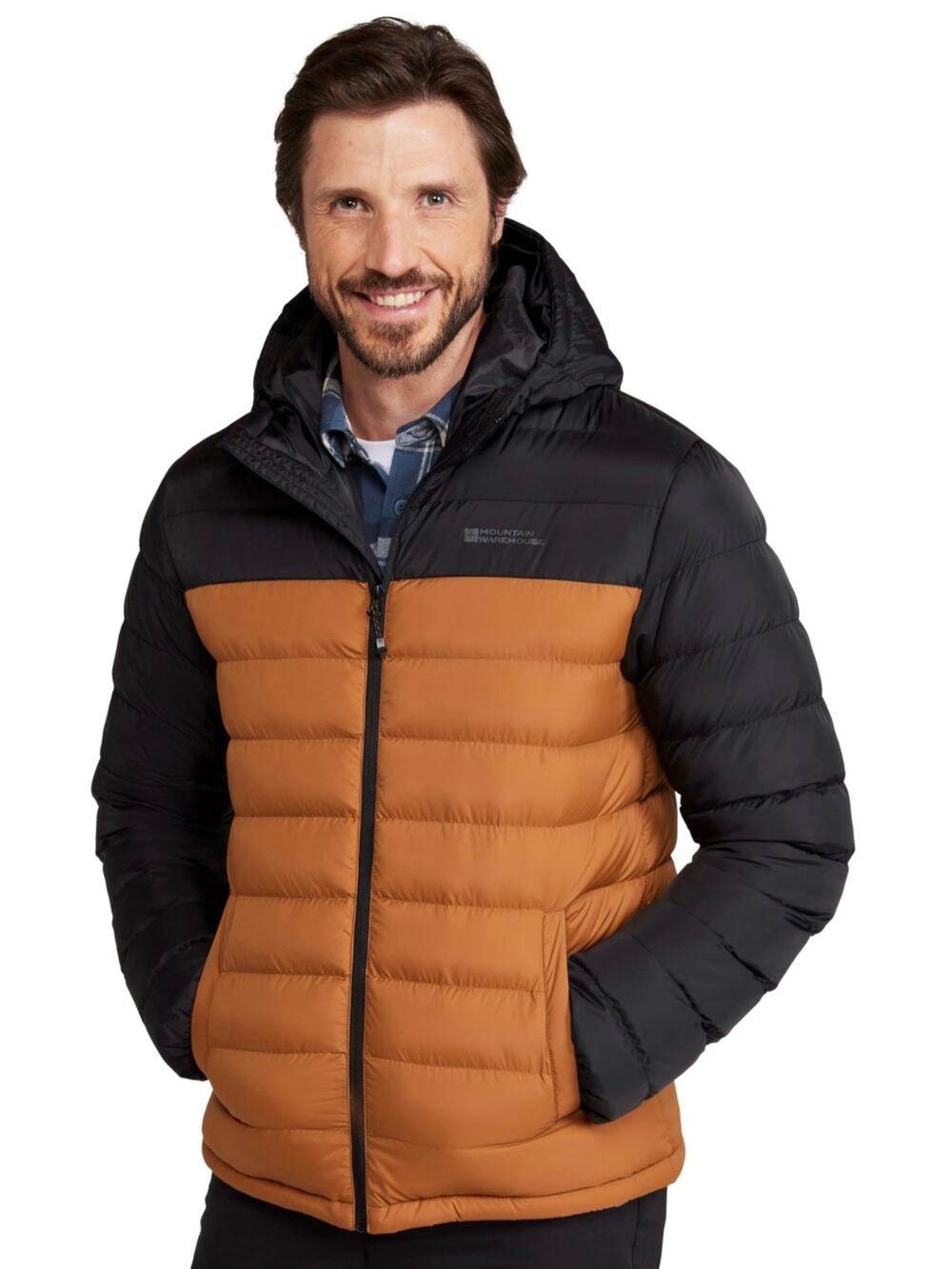 Mountain Warehouse Gold Seasons II Mens Water Resistant Padded Jacket Coat